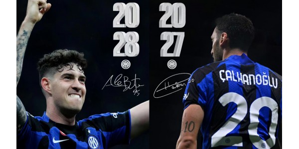 Amour incassable, les renouvellements de contrat de Bastoni et Calhanoglu enflamment l'Inter